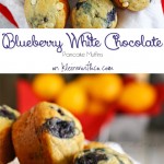 Blueberry White Chocolate Pancake Muffins