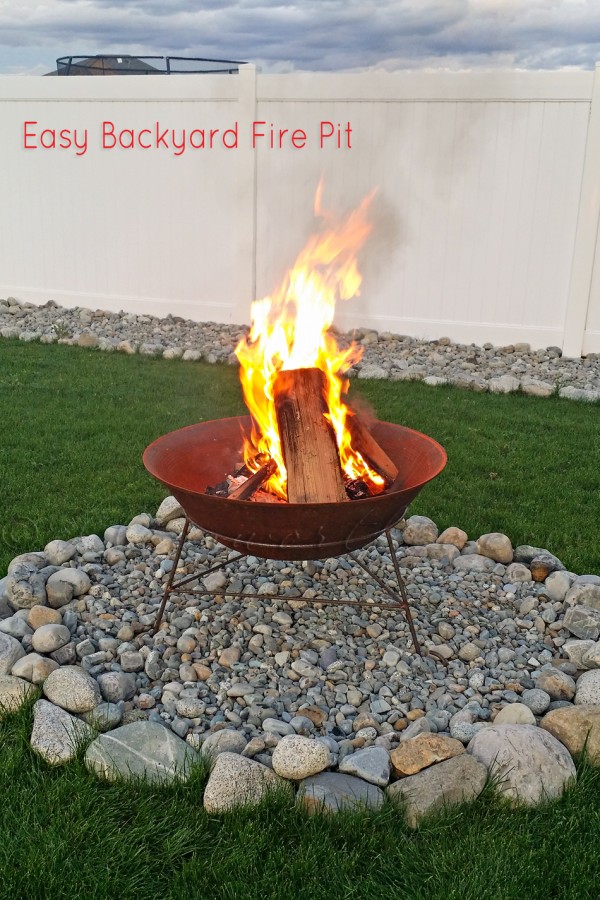 Easy Backyard Fire Pit