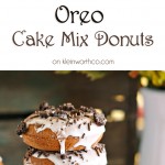 Oreo Cake Mix Donuts