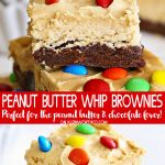 Peanut Butter Whip Brownies