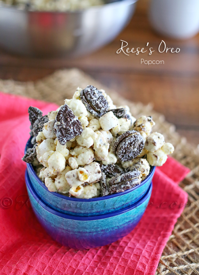 Reese's Oreo Popcorn