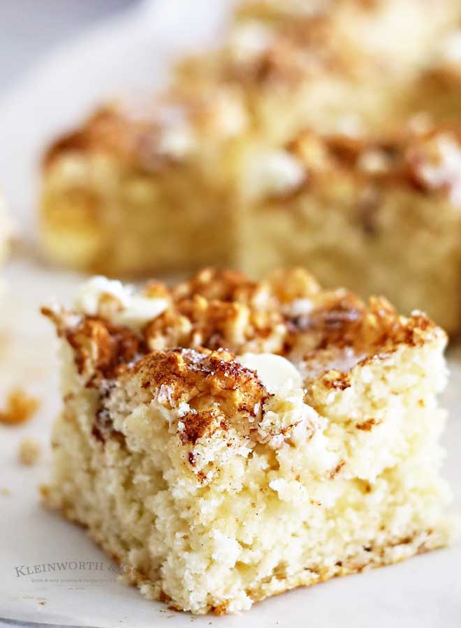 Snickerdoodle Coffee Cake - Kleinworth & Co