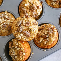 Oatmeal Date Protein Muffins : Healthy Breakfast Ideas