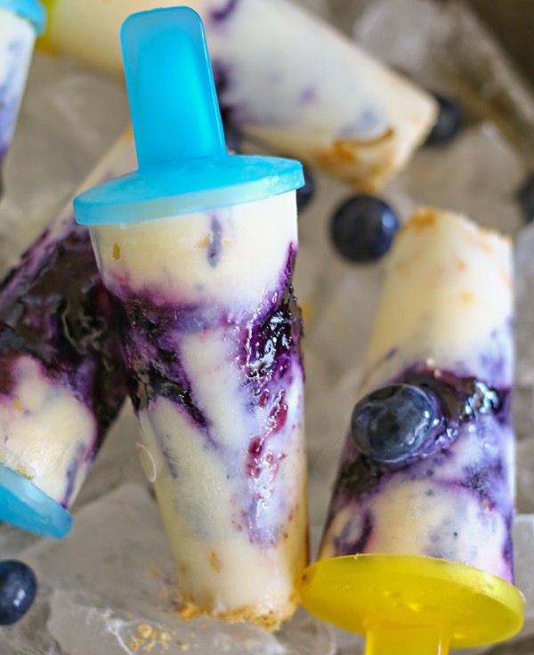 Blueberry Cheesecake Pops