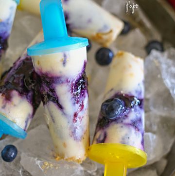 Blueberry Cheesecake Pops