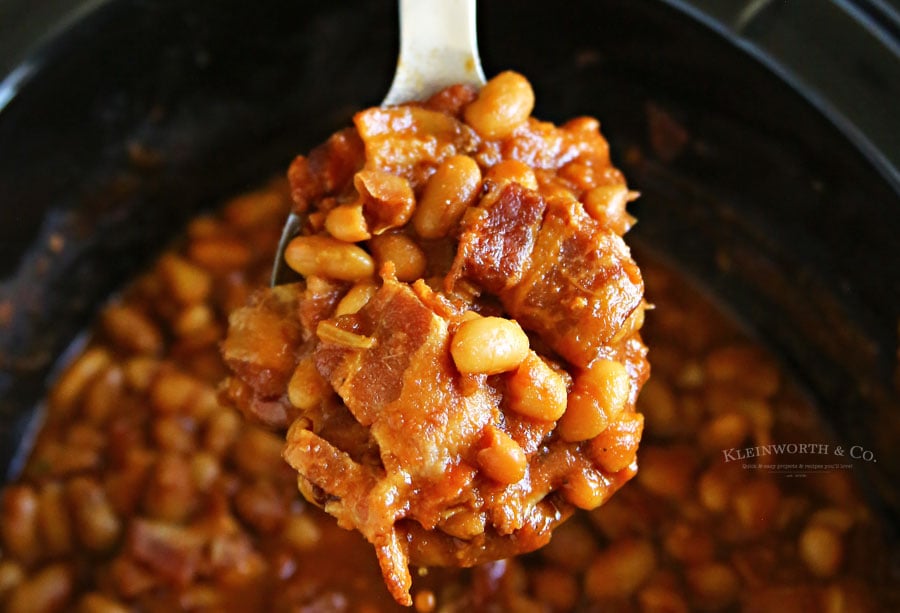 Bourbon Baked Beans - Slow Cooker Recipe