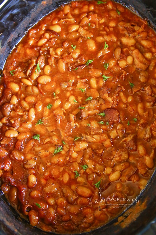 slow cooker baked beans