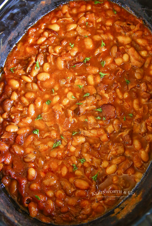 slow cooker baked beans