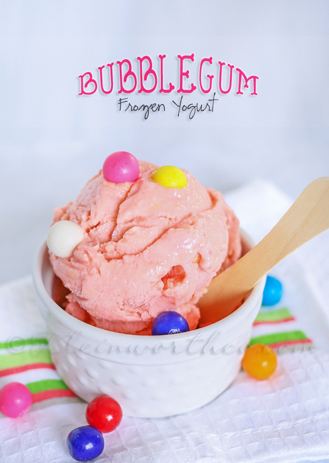 Bubble Gum Frozen Yogurt