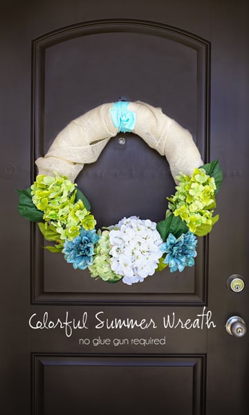 Colorful Summer Wreath