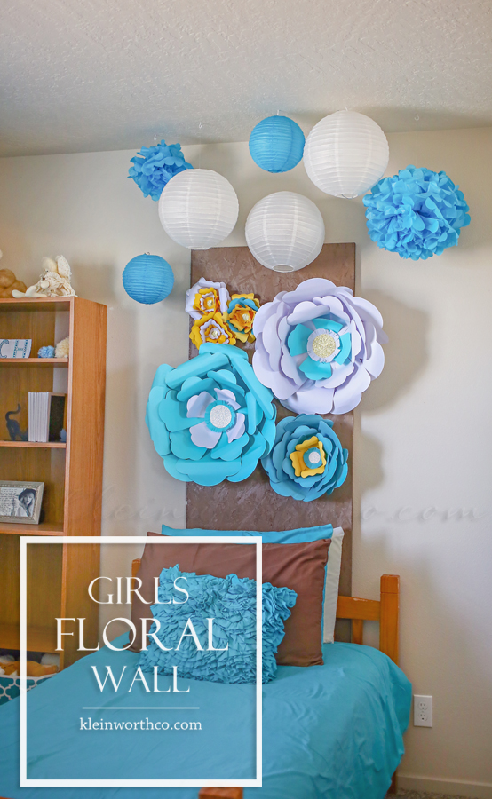 Girls Floral Wall