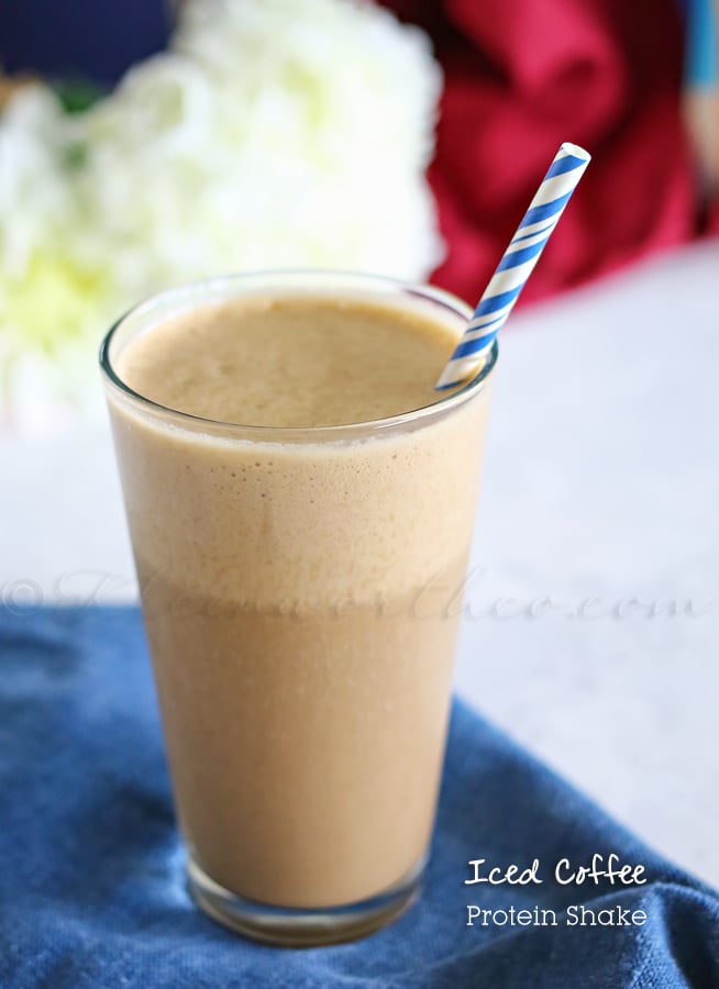 Iced Coffee Protein Shake - Simply Happy Foodie