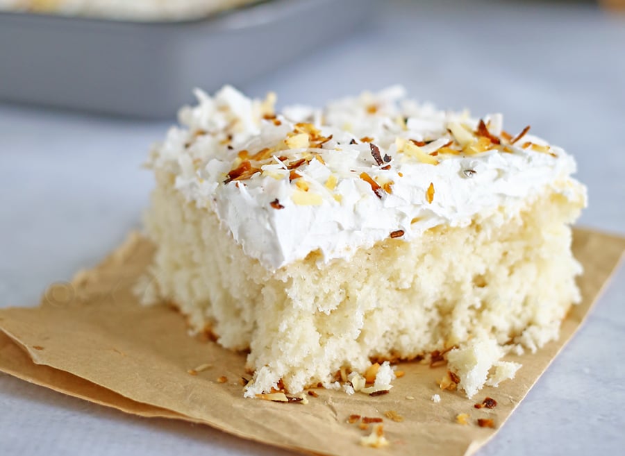 Cream of Coconut Cake