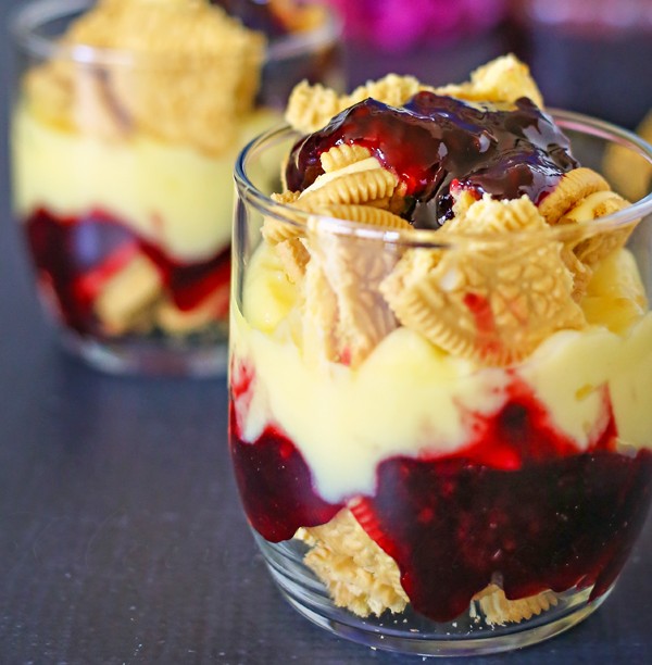 Blackberry Lemon Oreo Parfait