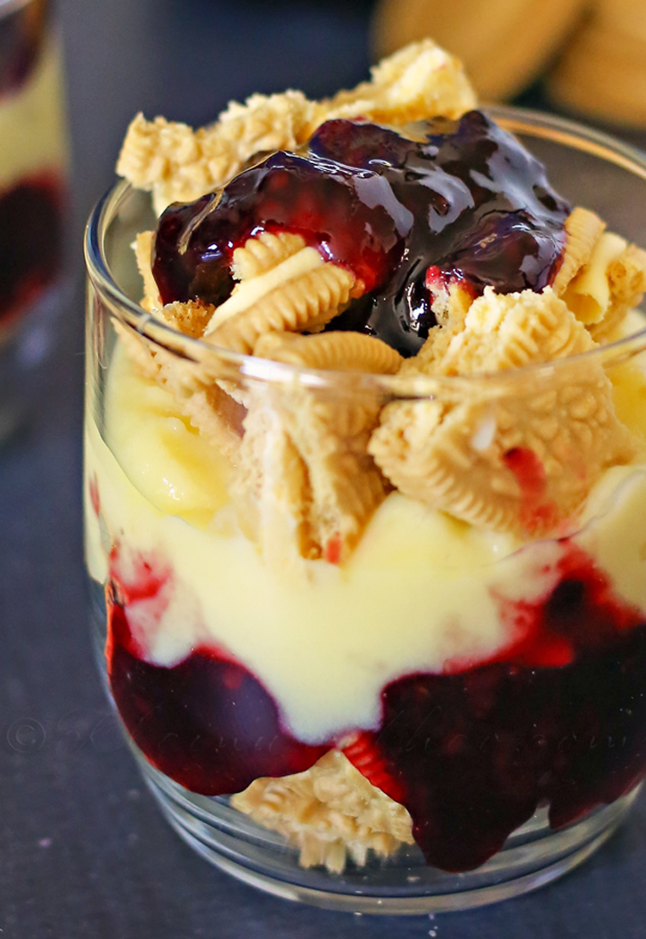 Blackberry Lemon Oreo Parfait