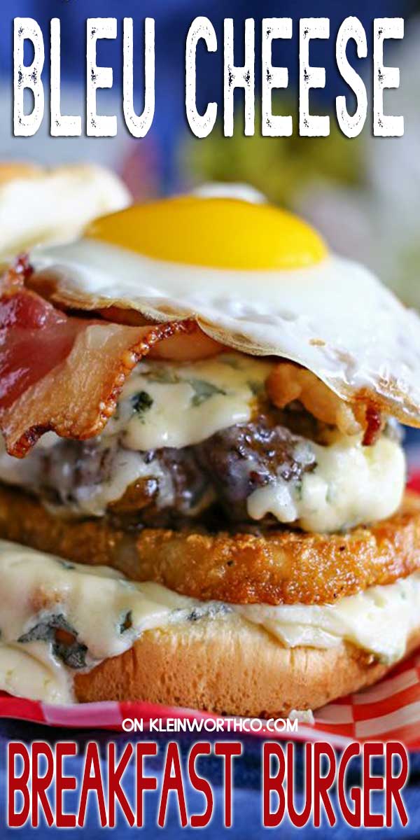 Blue Cheese Breakfast Burger