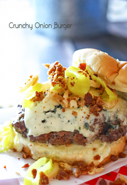 Crunchy Onion Burger : Easy Family Dinner Ideas