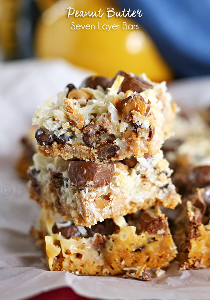 Peanut Butter Seven Layer Bars : Yummy Bar Recipes