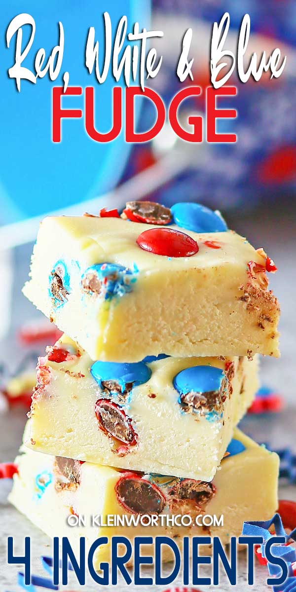 Red, White & Blue Fudge