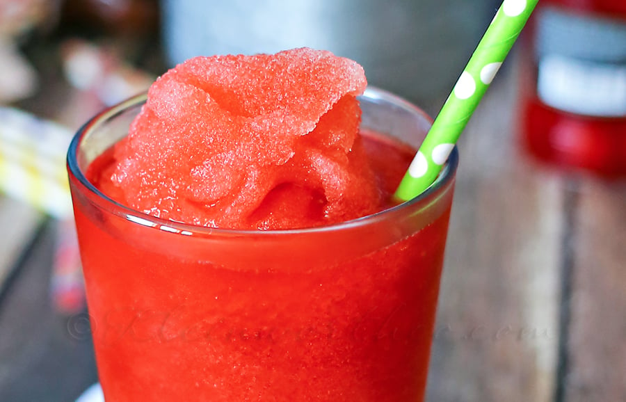 Homemade Cherry Slurpee