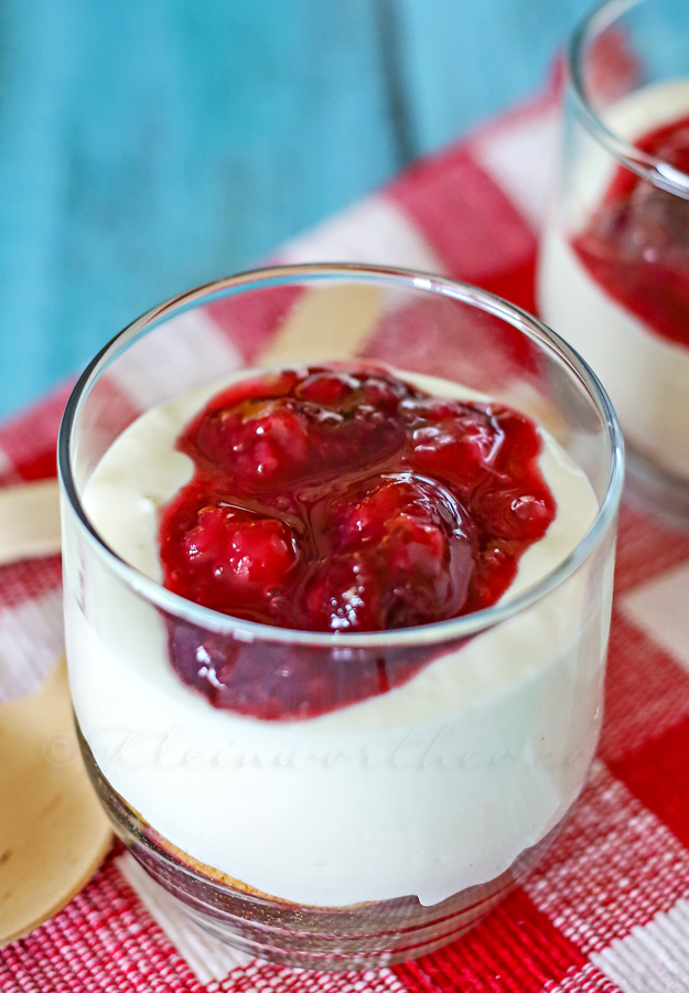 No Bake Cherry Cheesecake