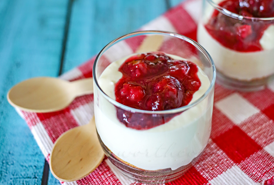 No Bake Cherry Cheesecake