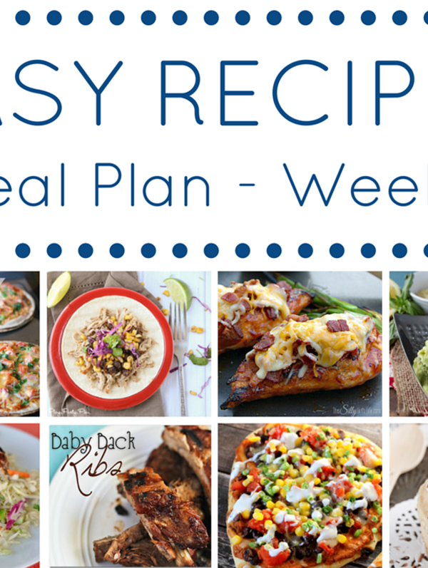 The Easy Dinner Recipes Meal Plan - Week 1