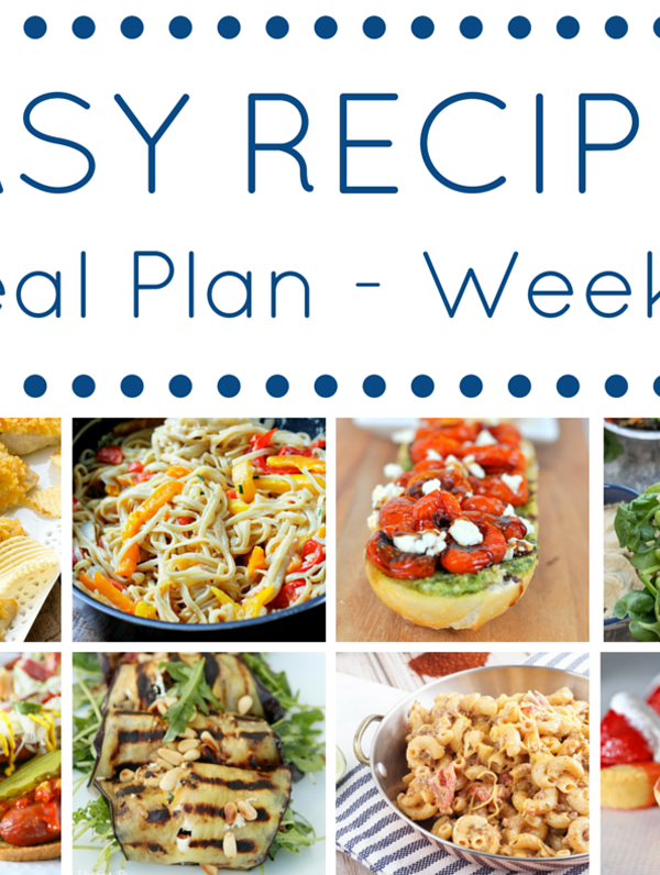 The Easy Dinner Recipes Meal Plan- Week 3