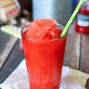 Homemade Cherry Slurpee