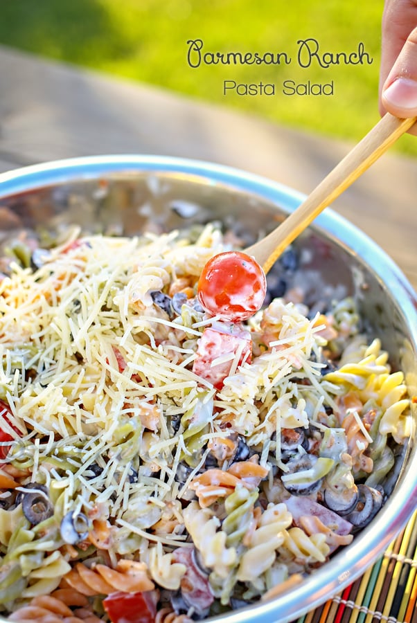 Parmesan Ranch Pasta Salad