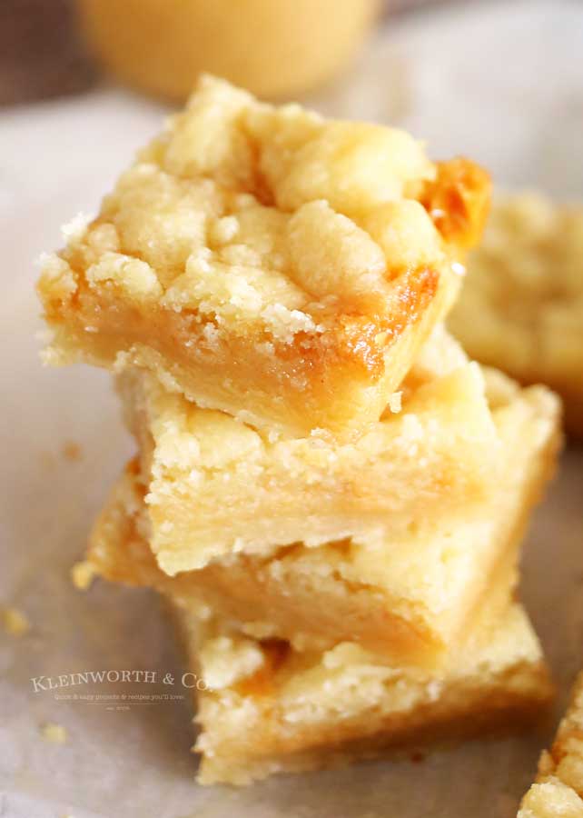 Salted Caramel Butter Bars - Taste of the Frontier