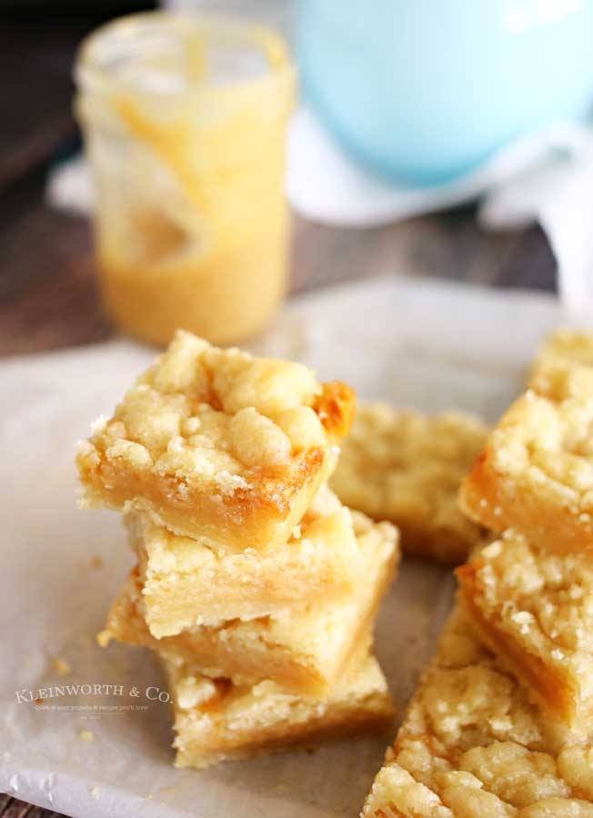 Salted Caramel Butter Bars recipe