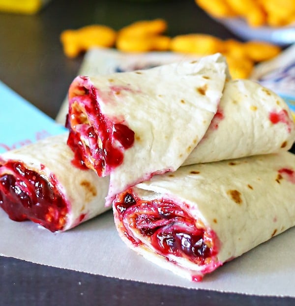 Almond Butter & Jam Wrap