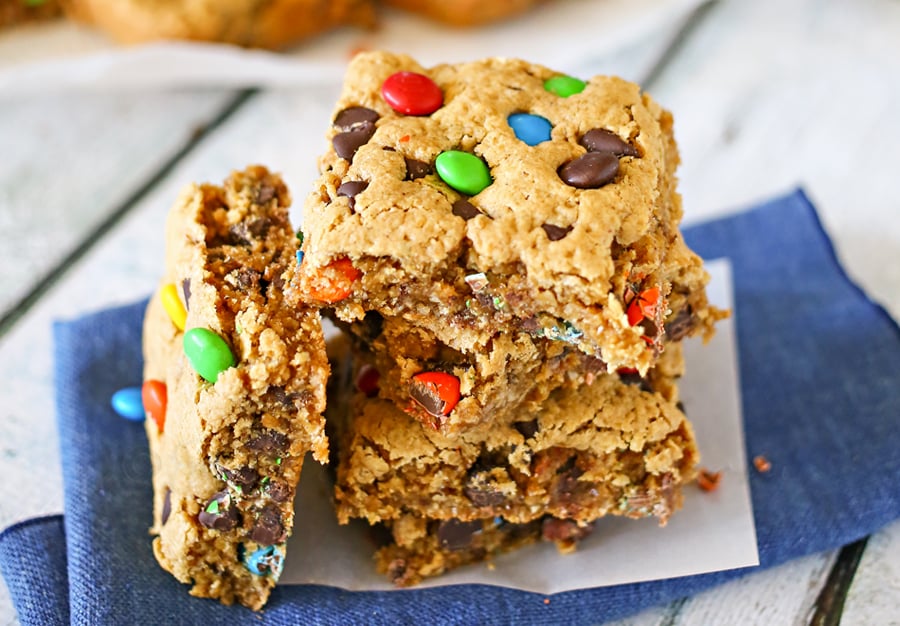 Monster Cookie Bars