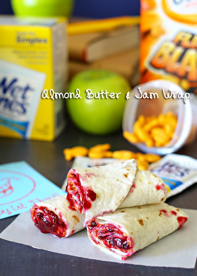 Almond Butter & Jam Wrap