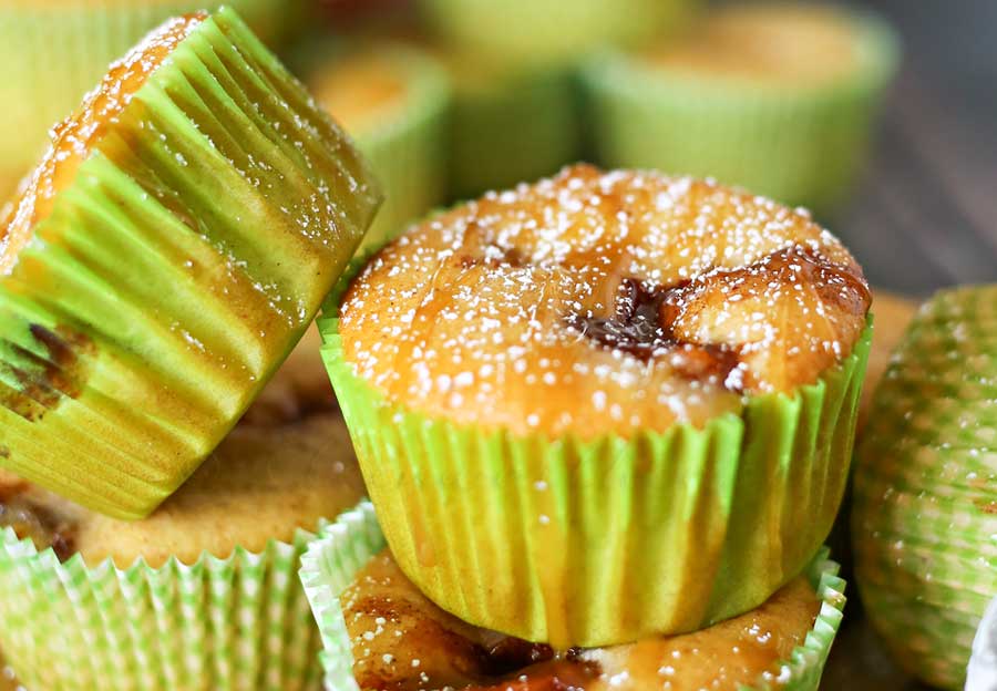 Apple Fritter Cupcakes