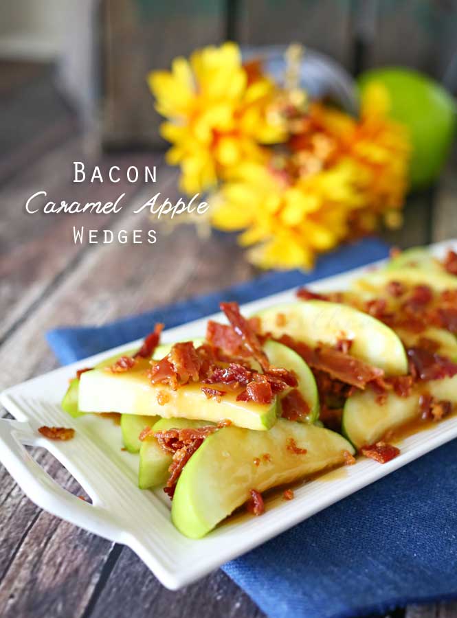 Bacon Caramel Apple Wedges