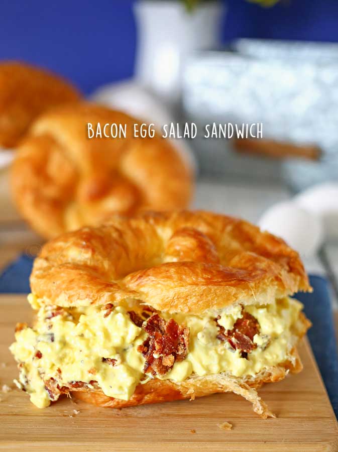 Bacon Egg Salad Sandwich