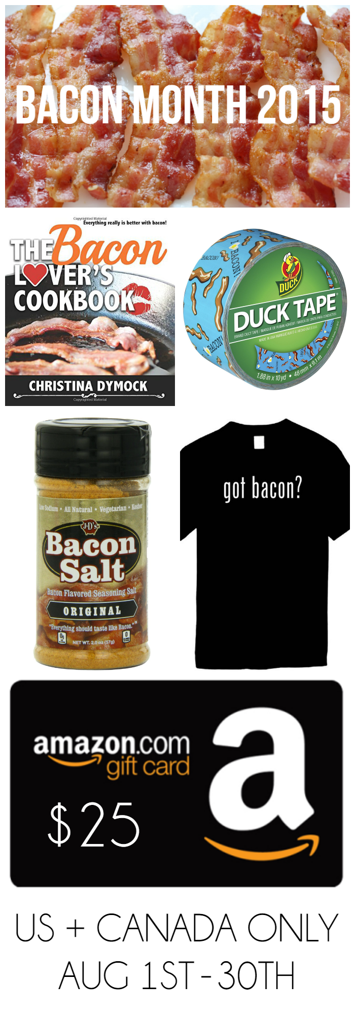 3rd Annual Bacon Month + Giveaway