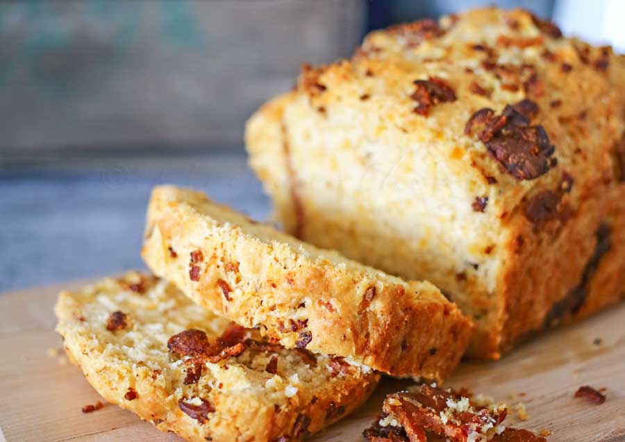 Bacon Cheddar Beer Bread