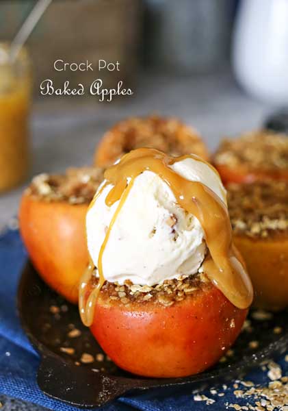 Crock Pot Baked Apples