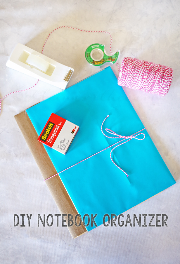 DIY Notebook Organizer