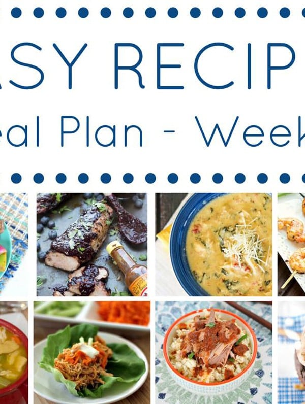 Easy Dinner Recipes Meal Plan- Week 6