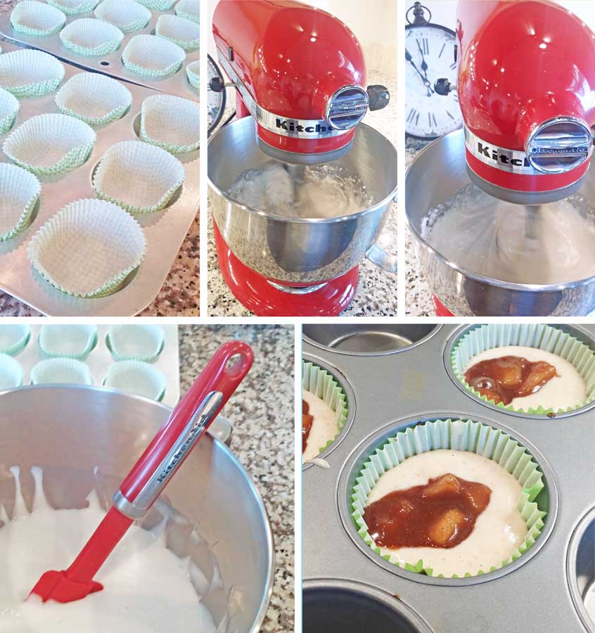 Apple Fritter Cupcakes