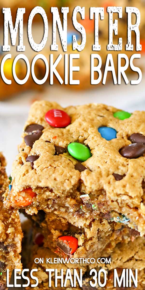 Monster Cookie Bars