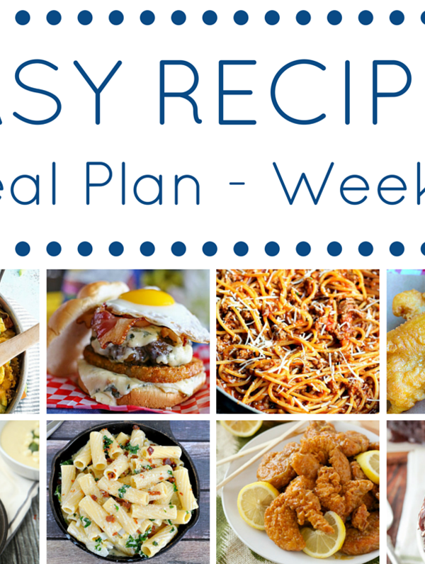 The Easy Dinner Recipes Meal Plan - Week 5