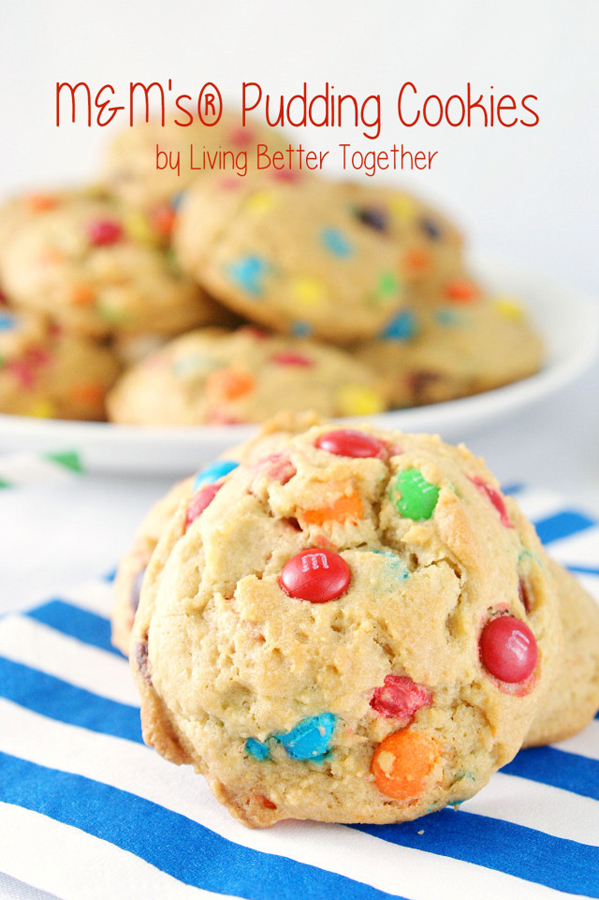 M&M Pudding Cookies