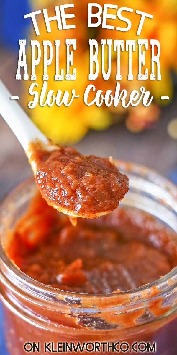 The best apple butter in the slow cooker