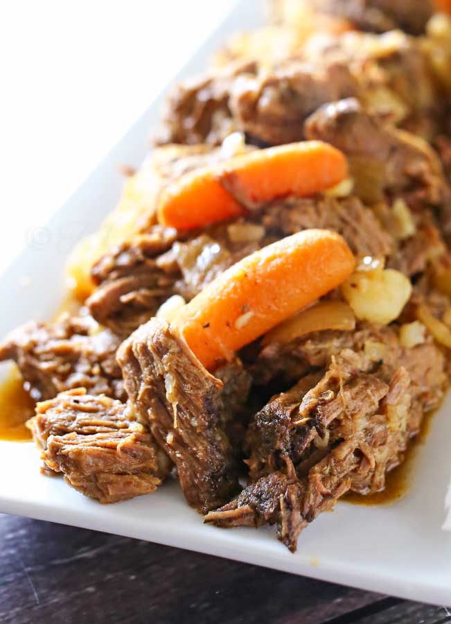 Crock Pot Rump Roast - Reluctant Entertainer