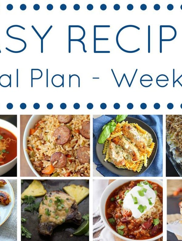 Easy Dinner Recipes Meal Plan- Week 10